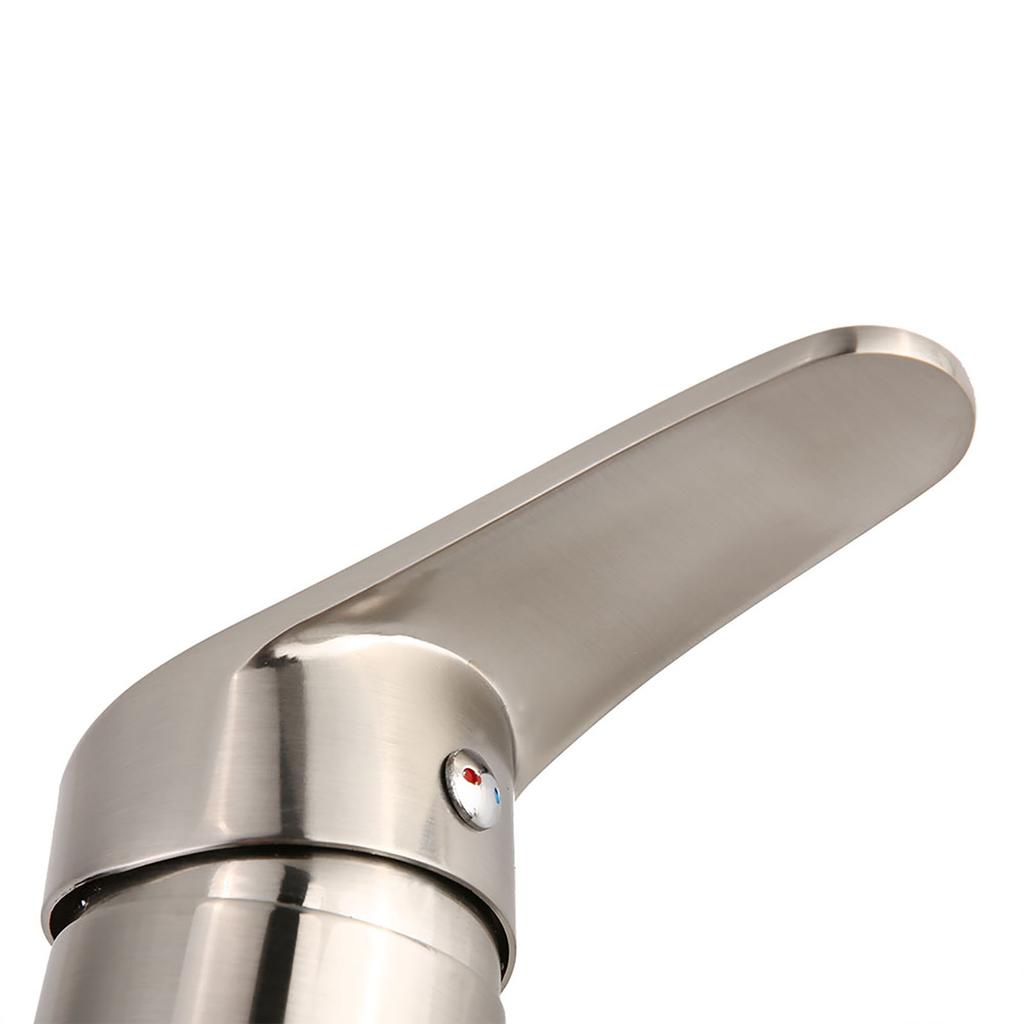 Pull out Kitchen Sink Cold Water Faucet Tap (Nickel Plating Brushed  Standard G1/2")