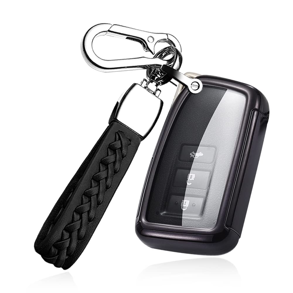 

Чехол для ключа ключ ключ подходит для LEXUS трудно упасть стильный [SANRILY] Lexus, держатель, чехол, защита, ES, NX, RX, LS, IS, CT, LX, UX и т.д., чёрный