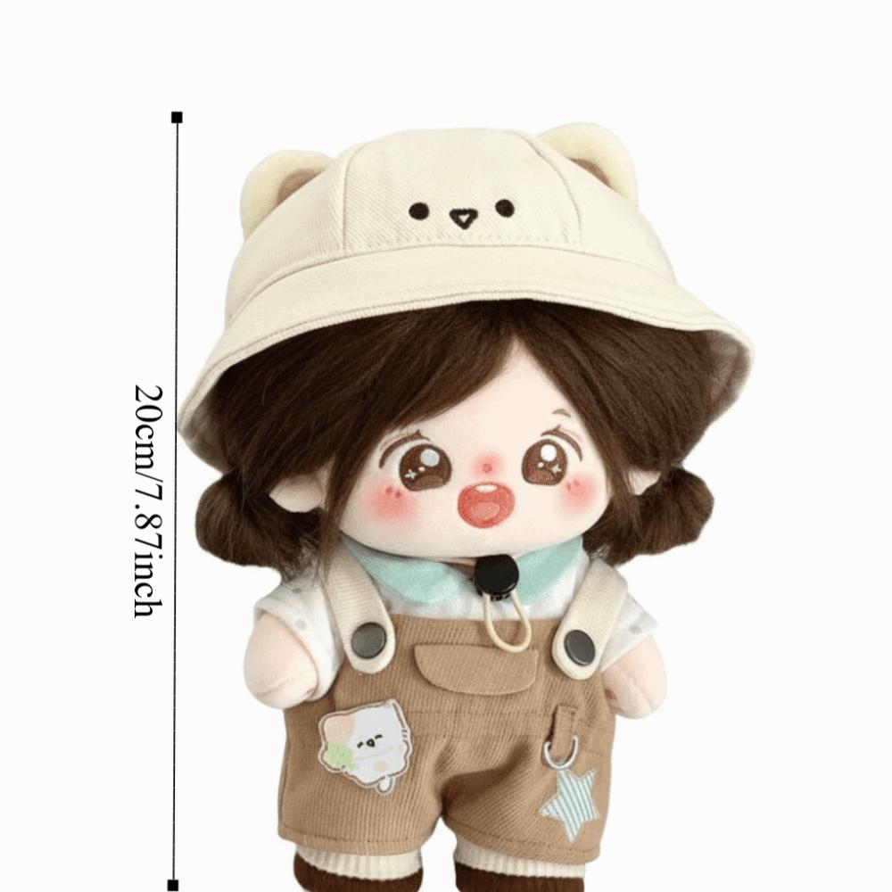 1 set Outfit Cotton Doll's Clothes Bear Hat Plush Doll Clothes  20cm Cotton Doll