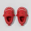 Fashion Smile Pop Men Winter Shark Slippers Plush Warm Cartoon Men's Cotton Slippers Outdoor Antiskid Waterproof Fur Fluffy Men Shoes