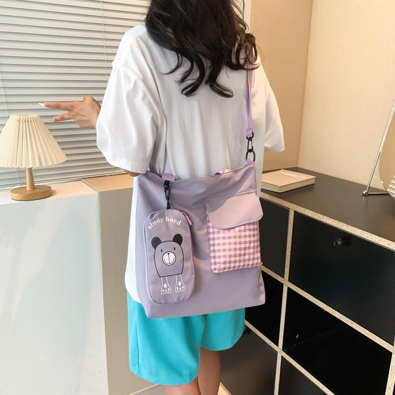 Chic And Minimalist Japanese Harajuku Shoulder Bag For Students In Trendy Colors Ideal For Daily Outings