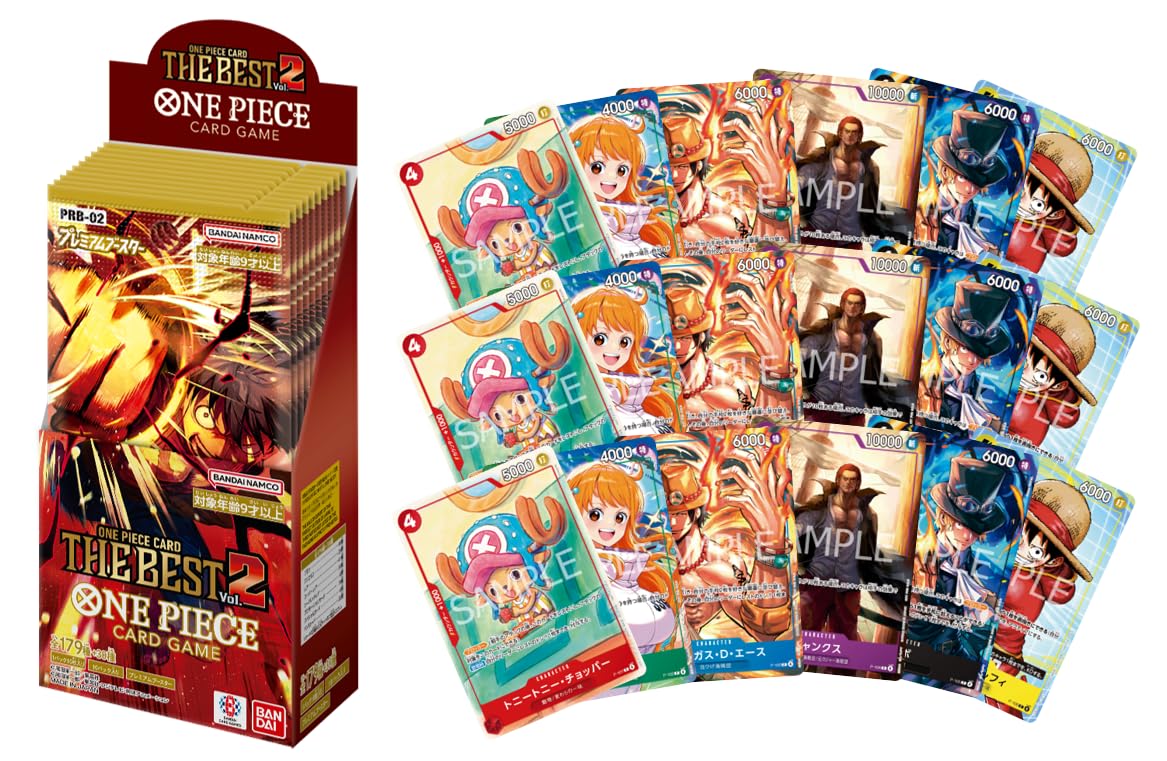 

Bandai Коллекционная карточная игра One Piece Премиум бустер ONE PIECE CARD THE BEST Набор с 3 наборами карточек Октябрь том 2 [PRB-02] (BOX) Набор из 10 штук Акция 2025
