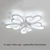 Lampa Sufitowa LED w Kształcie Kwiatu Ściemniana Nowoczesna Lampa Miękkie Światło Ochrona Oczu Lampka Nocna Artystyczne Oświetlenie Salonu w Kształcie Serca