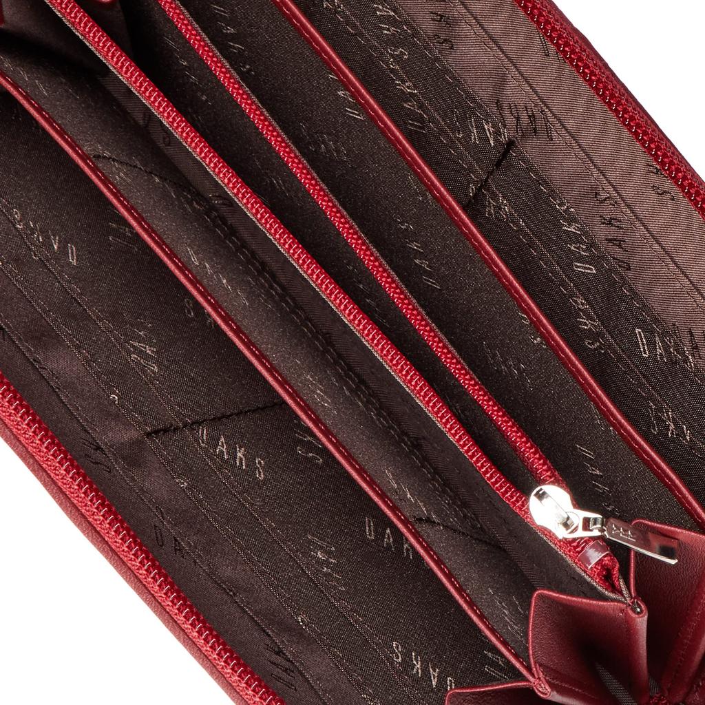 Daks HouseCheck Long Wallet, Red