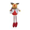 Plush Santa Snowman Reindeer Tabletop Ornament Stuffed Toy Christmas Decorations For Desktop Mantels Bookshelf Kid Room