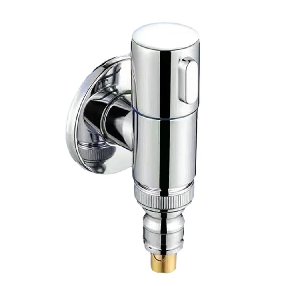 G1/2 Washing Machine Faucet Quick Opening Small Space Faucet Stainless Steel Water Tap  Bathroom