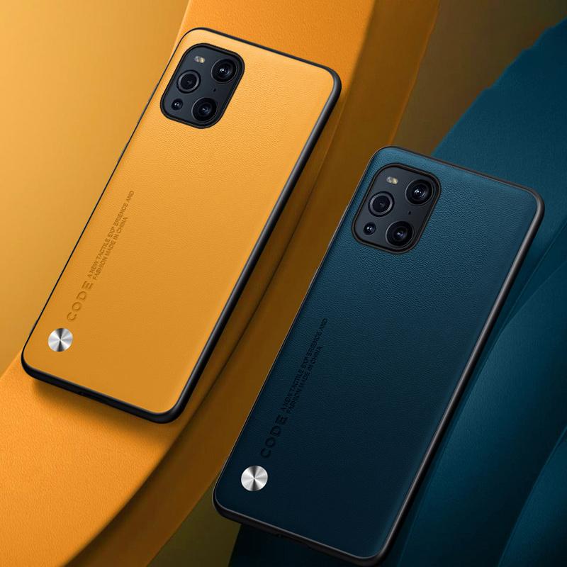 Luxury PU Leather Case For OPPO Find X3 Pro Back Cover Silicone Shockproof Protection Phone Case For OPPO FindX3 Pro X3Pro 5G