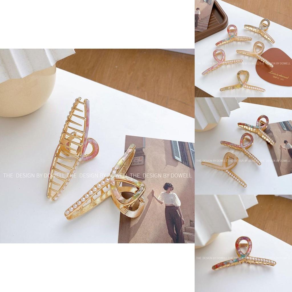 Stylish And Elegant Dohui Hair Claw Clip Large Alloy Acetate Hair Accessory For Women