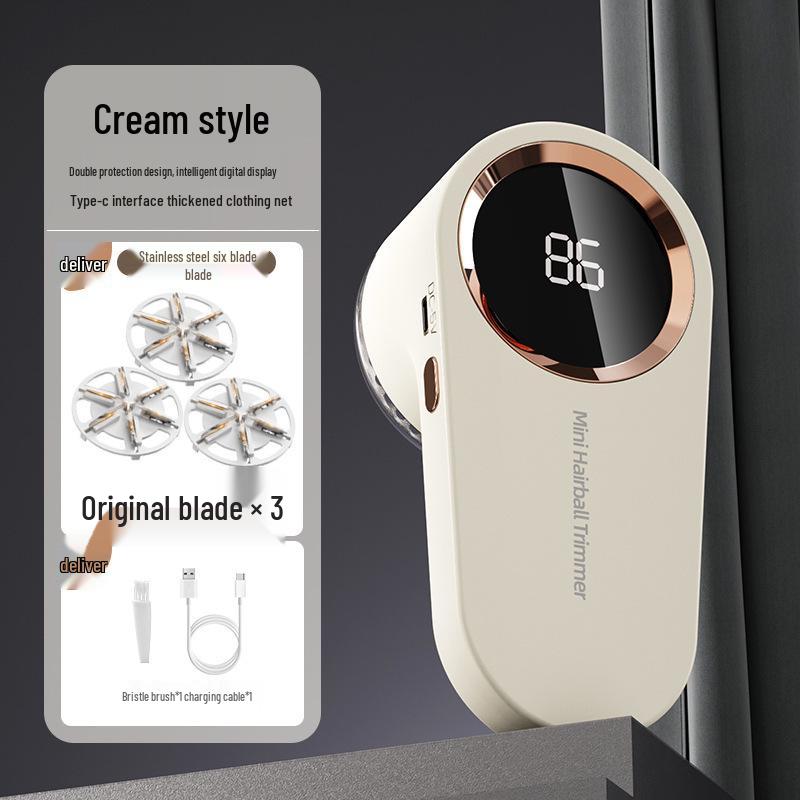 Wanshijin Smart Lint Remover with Display – Home Fabric Shaver & Defuzzer