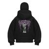 New Gothic Patterned Printed Men's Hooded Sweatshirt - Double-layer Hooded Warm Clothing