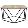 Coffee Table Sonoma Oak 80 x 80 x 45 cm