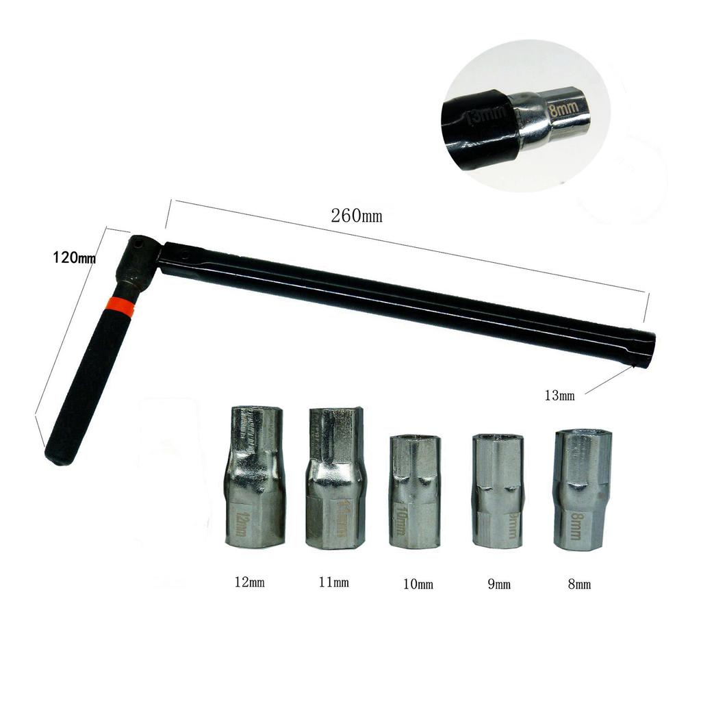 Socket Wrench Faucet Wrench Set 8mm To 13mm Plumber Back Nut Kit Wrench Plumbing Tool Bathroom Faucet Tap Repair Tools Spanner