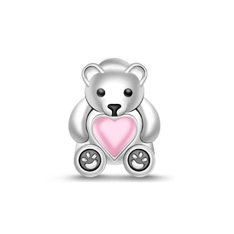 New Copper Charm Squirrel Fist Set Maitreya Buddha Collection Bead Fit Original Pandent Bracelet Women Jewelry Gift Diy