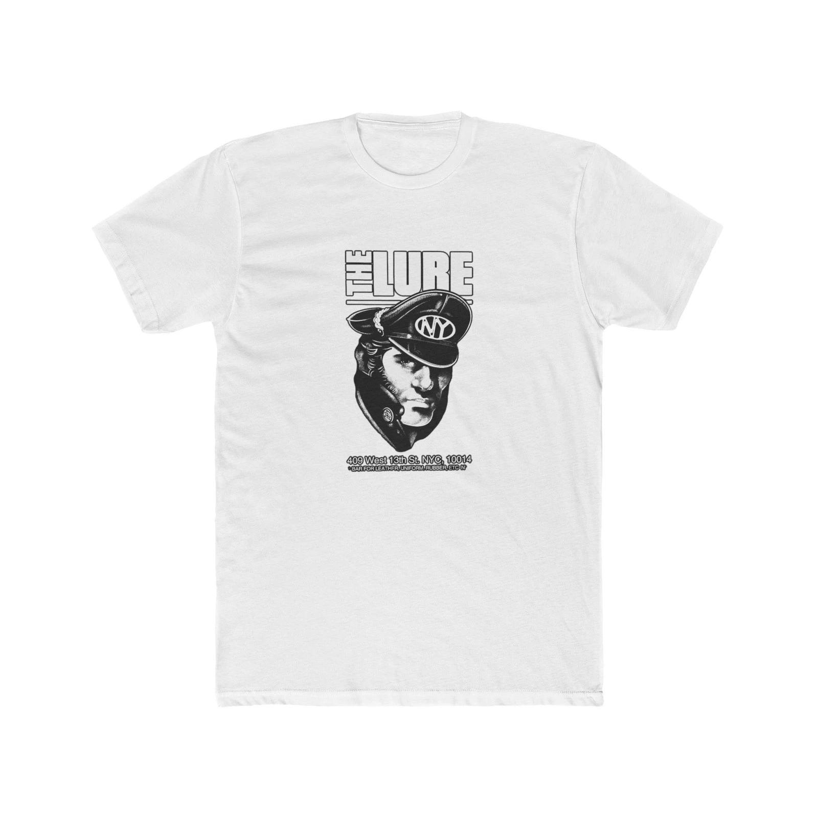 NYC The Lure Leather Uniform Bar Men s Cotton Crew Tee Meatpacking District S