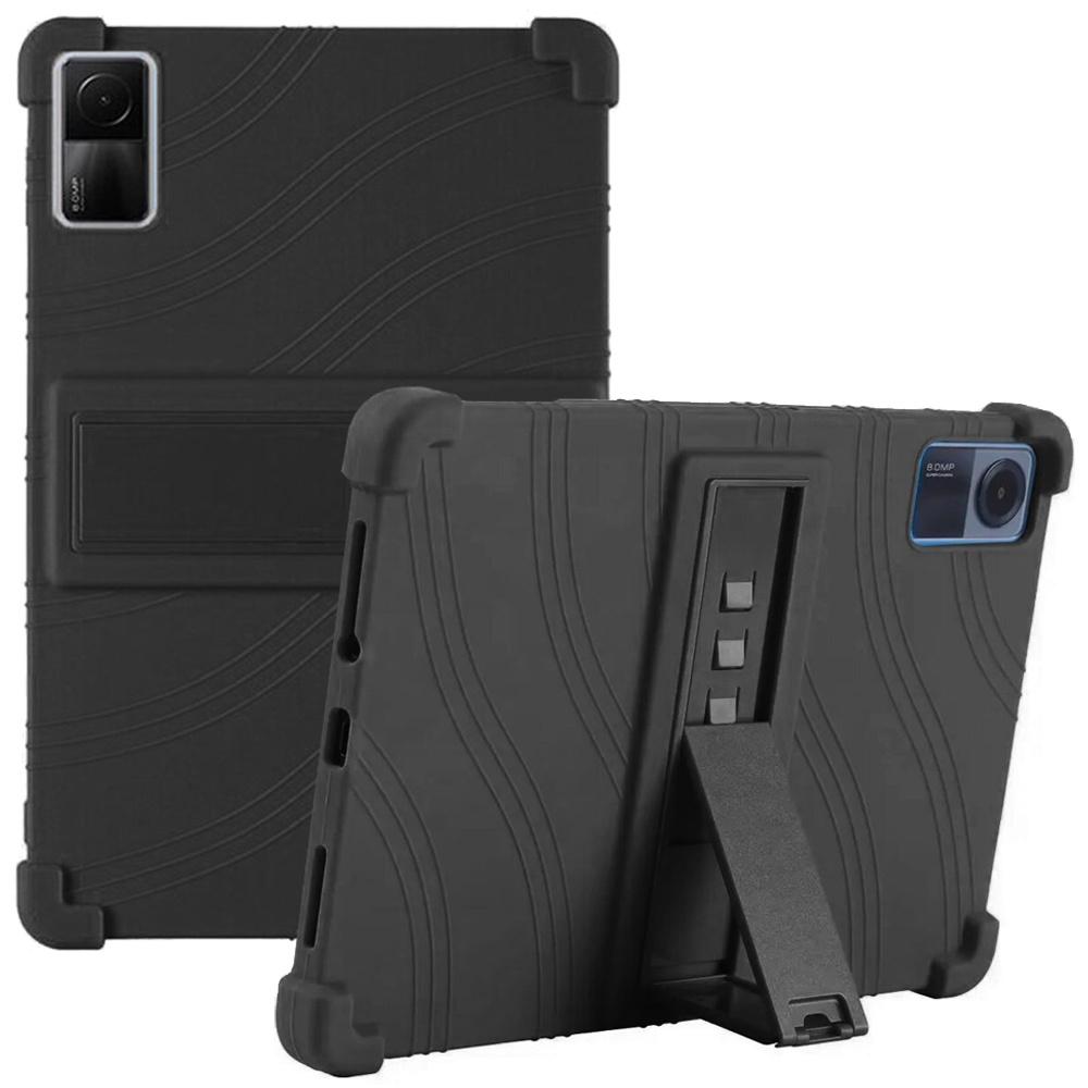 Silicone Case for Xiaomi Redmi Pad SE 11", Impact, Armored, Black