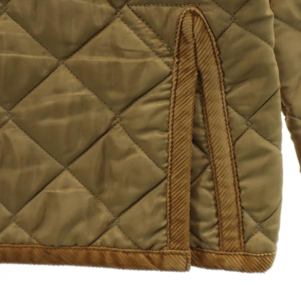 LAVENHAM Hergestellt in England Steppjacke 36 Khaki-Beige Baumwollfüllung Damen Gebraucht