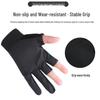Lishi Men's 3-Finger Exposed Fishing Gloves