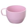 with Handle Kitchen Supplies Flat Bottom Reusable Drinkware Wheat Straw Cup Drinking Cup Coffee Mug