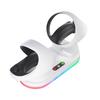 Controller Charger Charging Dock Compatible For Ps Vr2 Handle Charging Stand With Indication Light RGB Lamp