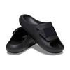 Crocs Rubber Sole Non-slip Slides Unisex Mellow Luxe Slide 'Black'