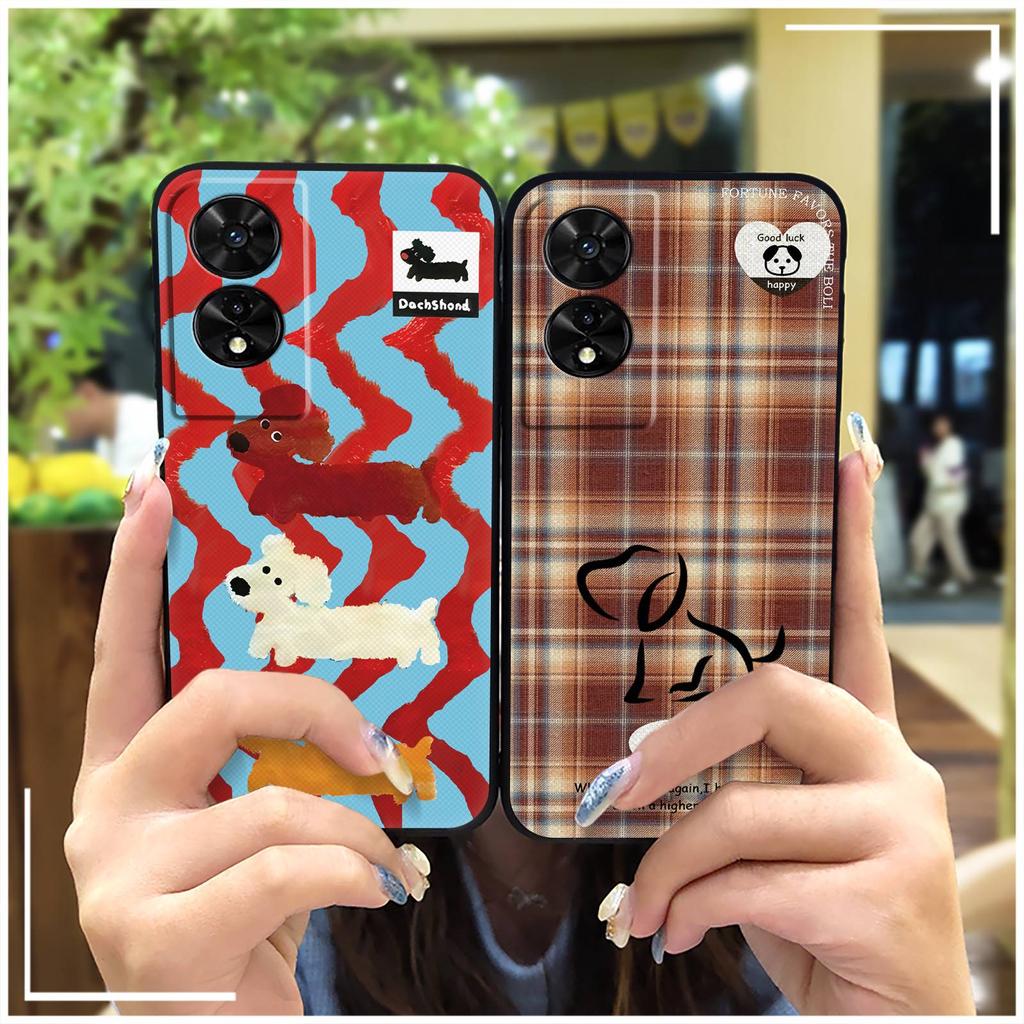 Dirt-resistant Silicone Phone Case For TCL 505/T509K/T5094 TPU Graffiti Waterproof Anti-dust Protective Animals Cartoon