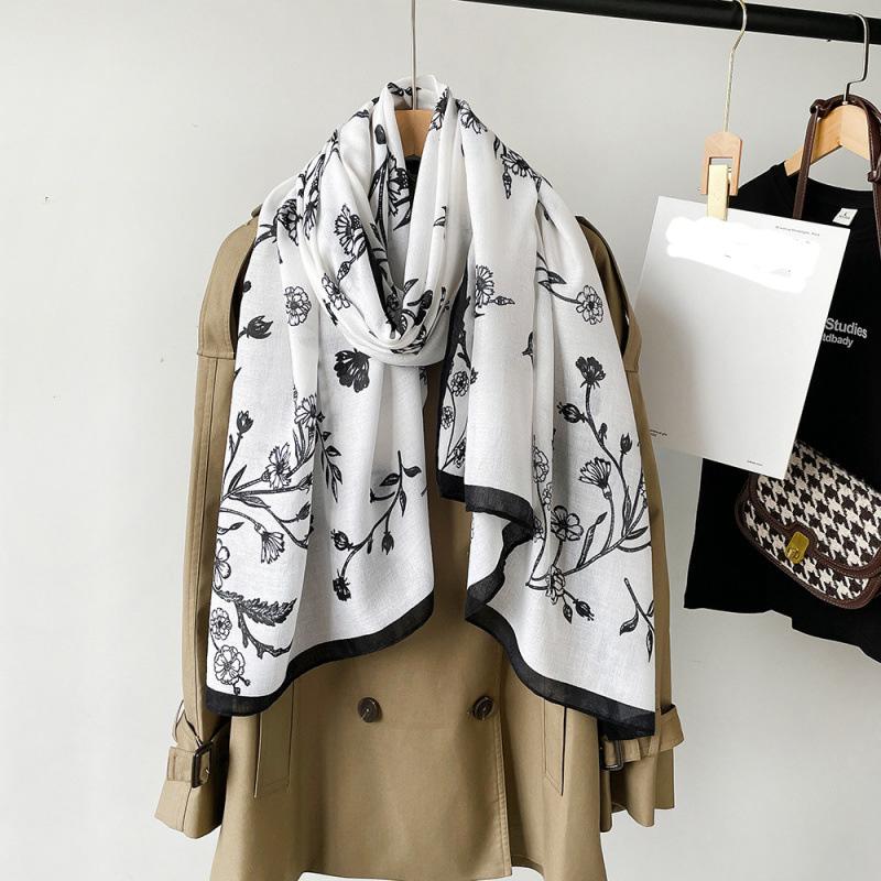 

185 * 85см Летний Женский Новый Шарф-Шаль Средней Длины Дышащий Солнцезащитный Модный Универсальный Шарф из Шелка Премиум-класса 185*85cm