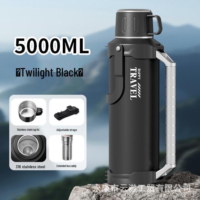 Large Capacity 316 Stainless Steel Thermos Cup - Insulated Travel Bottle for Men and Women