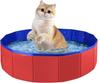 Foldable Pool for Kids, Pets, and Garden Use, No Inflation Required, Bath Toy, Ball Pool with Drain Plug, Easy Setup, Storage, and Portability