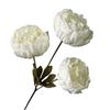 3 Heads Peony Cored Peony Artificial Flower Fake Rose Wedding Living Room Decoration