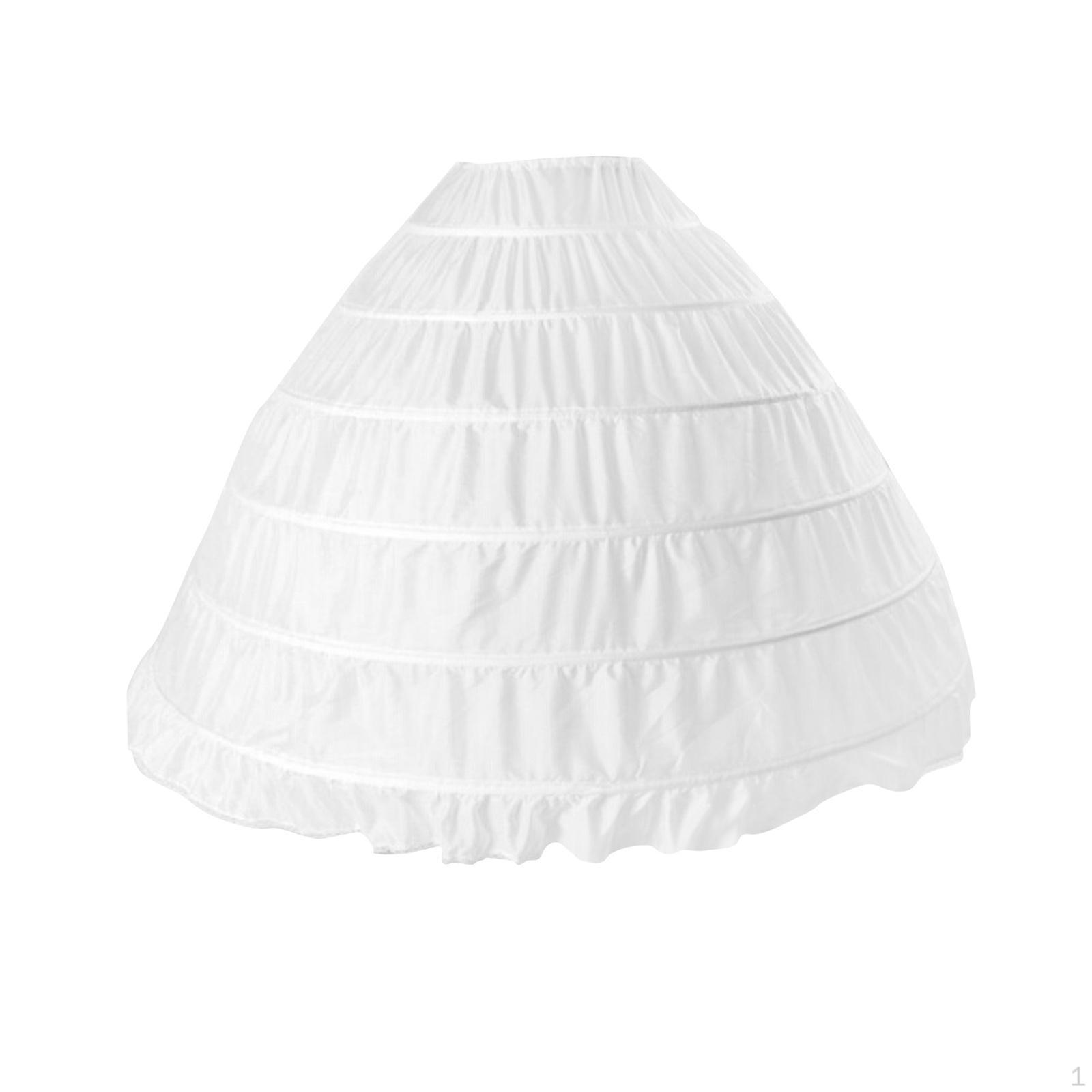 Cage Hoop Skirt Petticoat Lolita Crinoline Underskirt Girls Pannier Victorian Bustle