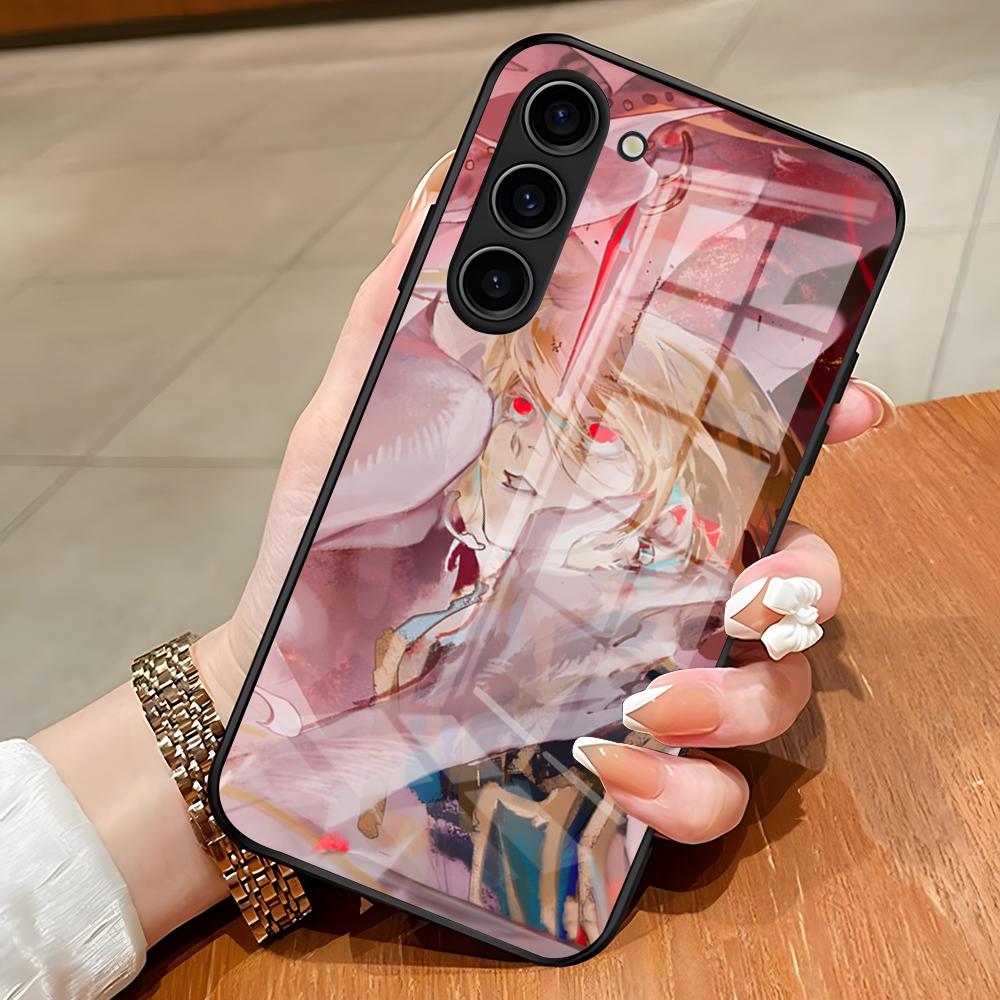 Hunter X Hunter Anime Kurapika Phone Case For Samsung S26 S25 Edge Ultra S23 S22 S21 S20 Ultra Plus S24 Fe A54 A53 A25 Glass Co