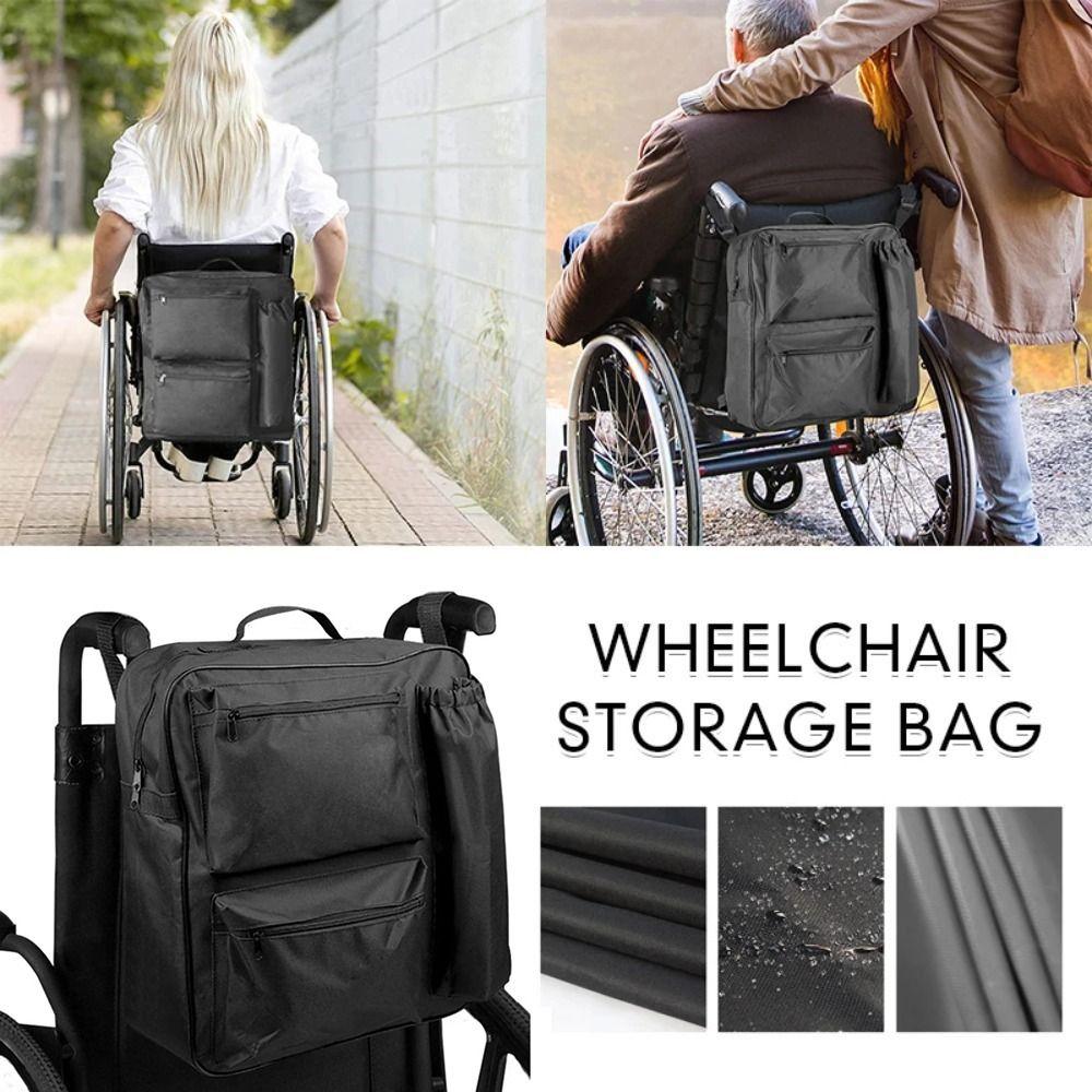 Portable Wheel Chair Hanging Bag Waterproof Chair Organizer Bag  Disabled Aid
