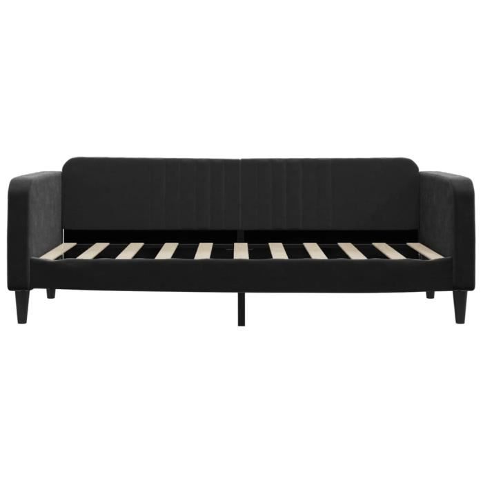 VidaXL Daybed Black 90x190 Cm Velvet 354101