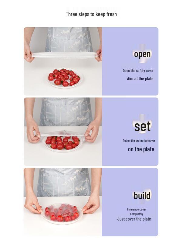 Einweg Elastische Lebensmittelaufbewahrungsabdeckungen