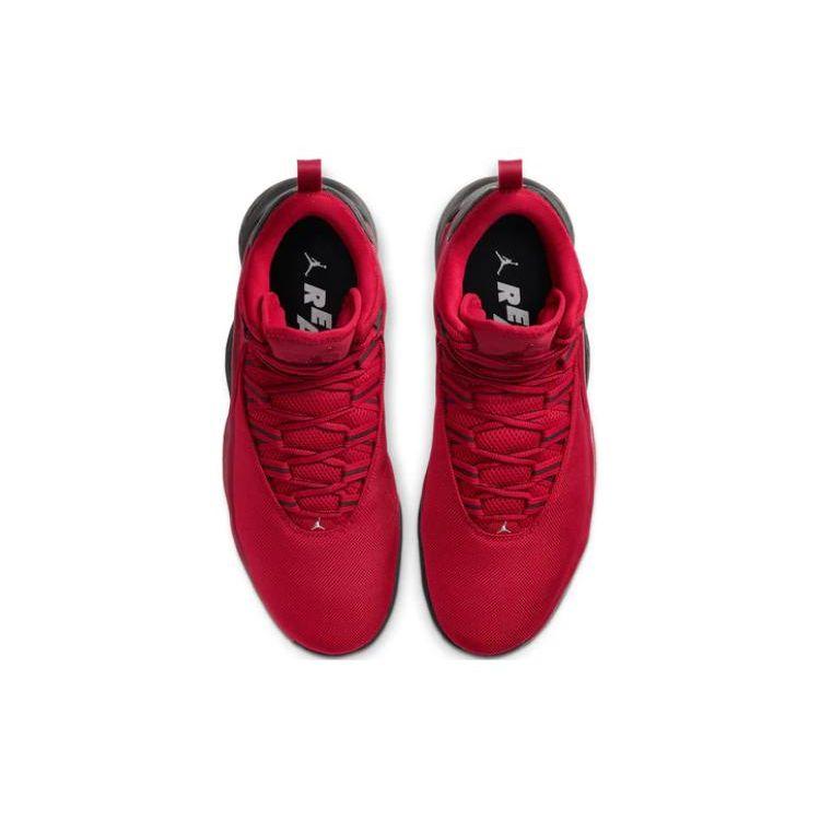 Air Jordan Super Fly MVP PF Bequeme Sportliche Stoßdämpfung Rutschfest High-Top Basketballschuhe Herren Sneaker Rot Schwarz AR0038-601