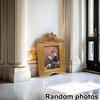 French Retro Picture Frame Relief Golden Resin Photo Case Nightstand Desk Decor Wall Hanging Photo Frame Home Decor Ornament