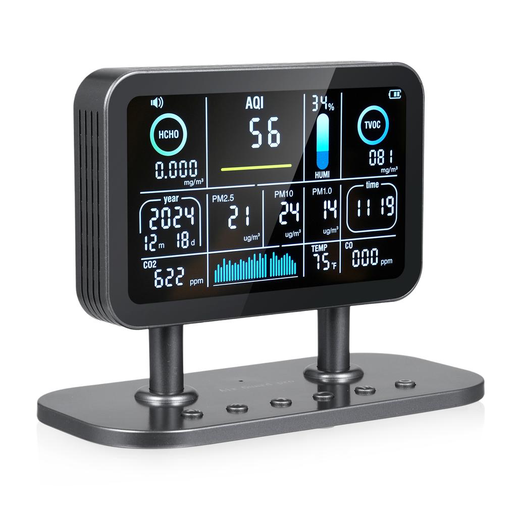 13in1 Innenraumluftqualitätsmonitor Desktop-Luftdetektor zur Verwendung mit WiFi Tuya APP