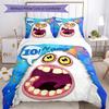 3pcs Custom Name My Singing Monsters Playground Bedding Set Duvet Cover Closure Includes 1 Duvet Cover & 2 Pillowcases, Soft and Comfortable for All S