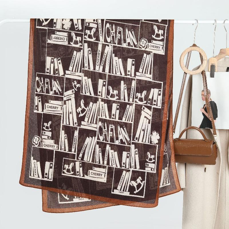 

New fashion simple printed velvet women s scarf autumn and winter warm fashion thin large shawl decorative scarf 175cm or more