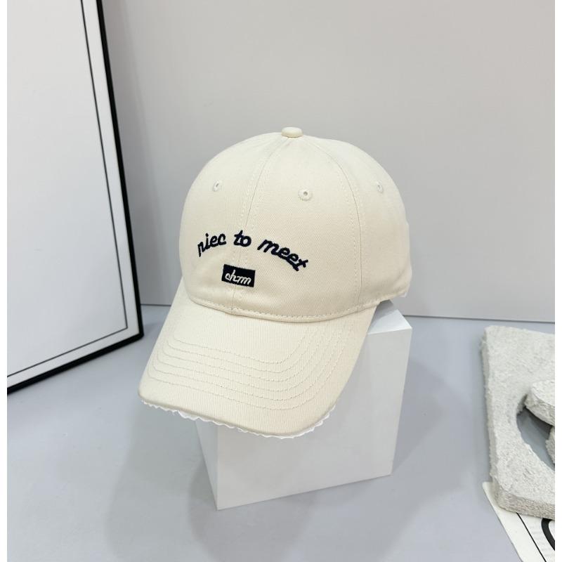 Summer Versatile Embroidered Baseball Cap Women's Premium Hat Sunshade Sun Protection Hat Outdoor Sports Cap