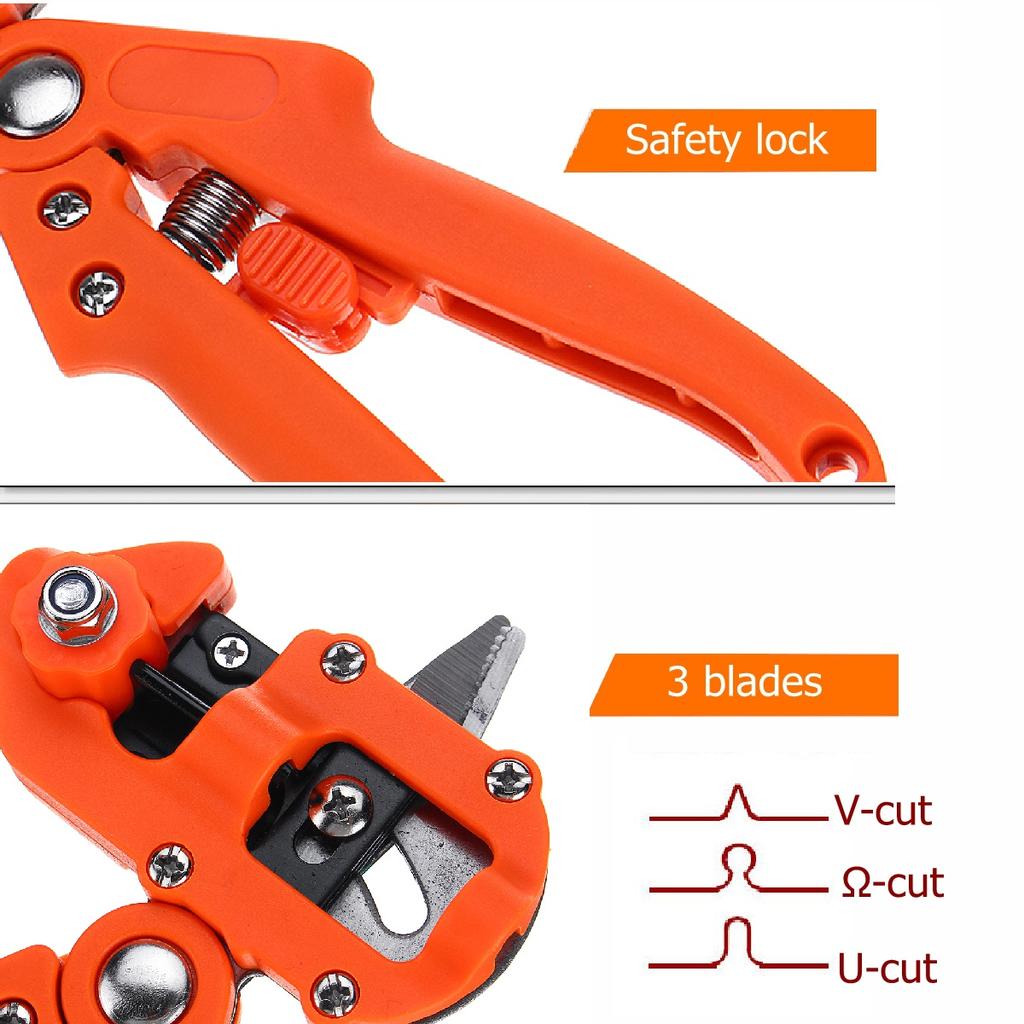 Garden Fruit Tree Pruning Shears Scissor Grafting Tool Plant Cutter Gardening Supplies with Blade
