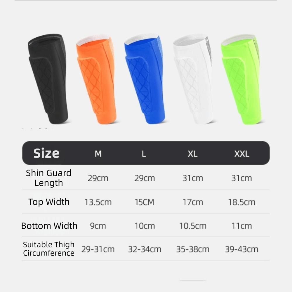 1PC Impact Absorption Soccer Shin Guards Ultra Lightweight Shin Protection Pads  Cycling