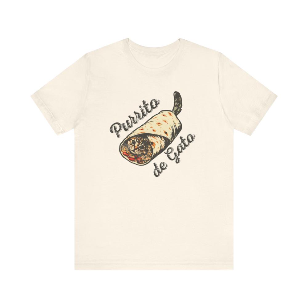Fun Cat Tshirt Mexican Burrito Tshirt Cute Cat Shirt 100 Cotton Unisex Streetwear Top vintage clothes y2k top M