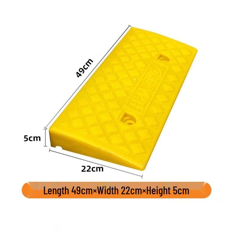 Non-Slip Plastic Curb Ramp for Cars and Stairs
