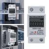 Multi-Function Single Phase Electric Energy Meter LCD Display LCD Energy Meter  Din Rail Mounting