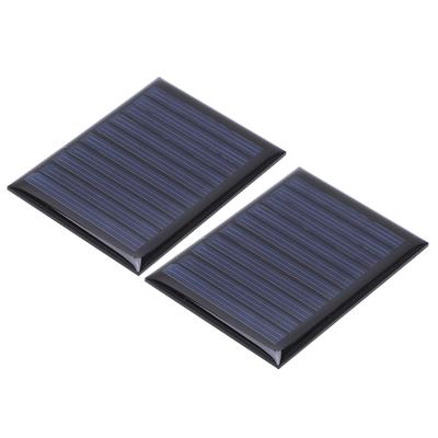 2 Stück 5V 50mA Solarenergie Epoxidmodulplatine Mini Solar Polysilizium Panel 60x44mm