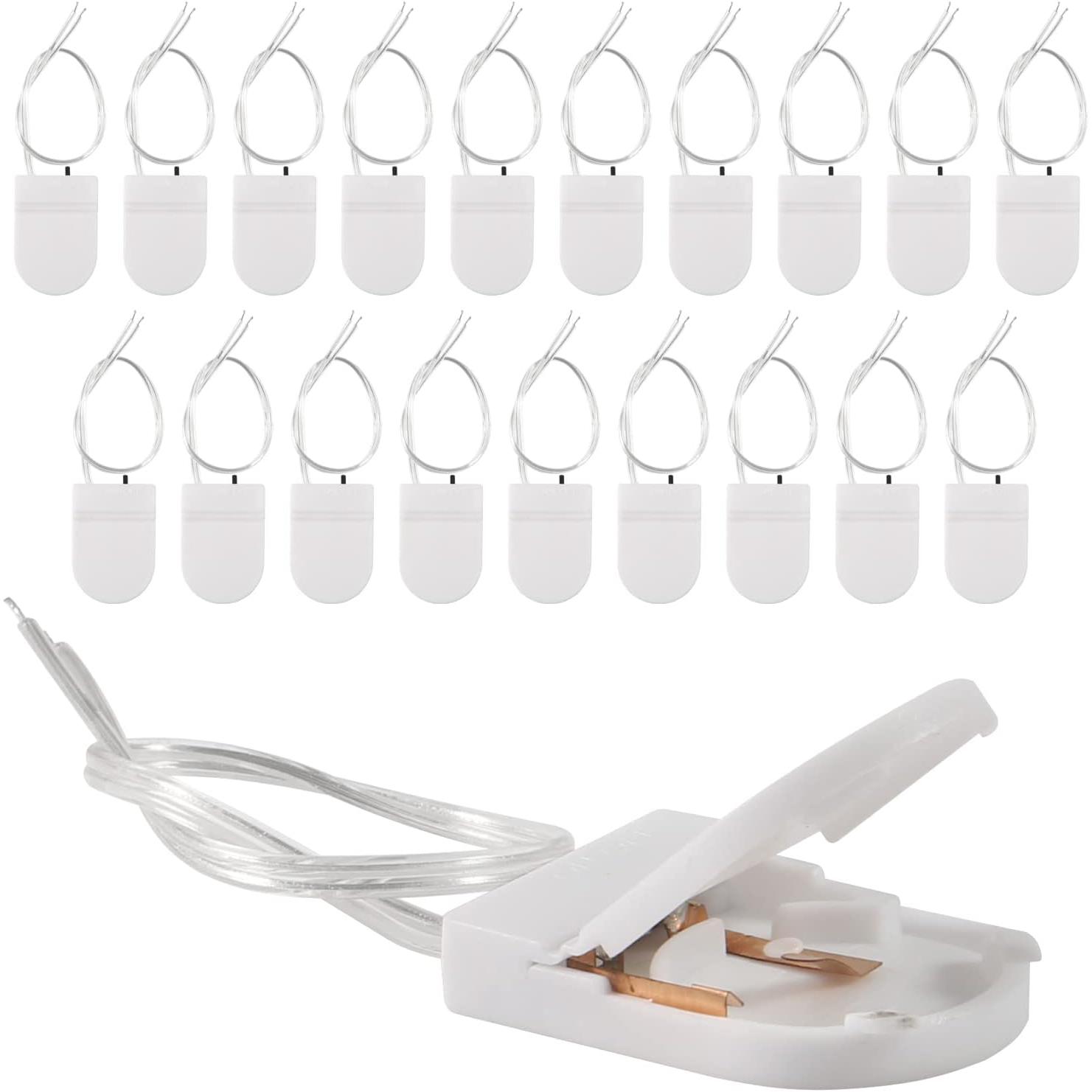 

25 шт. держатель для батареек типа «таблетка», 1 x 3 В CR2032 держатель для батареек, держатель для батареек-кнопок с выключателем питания