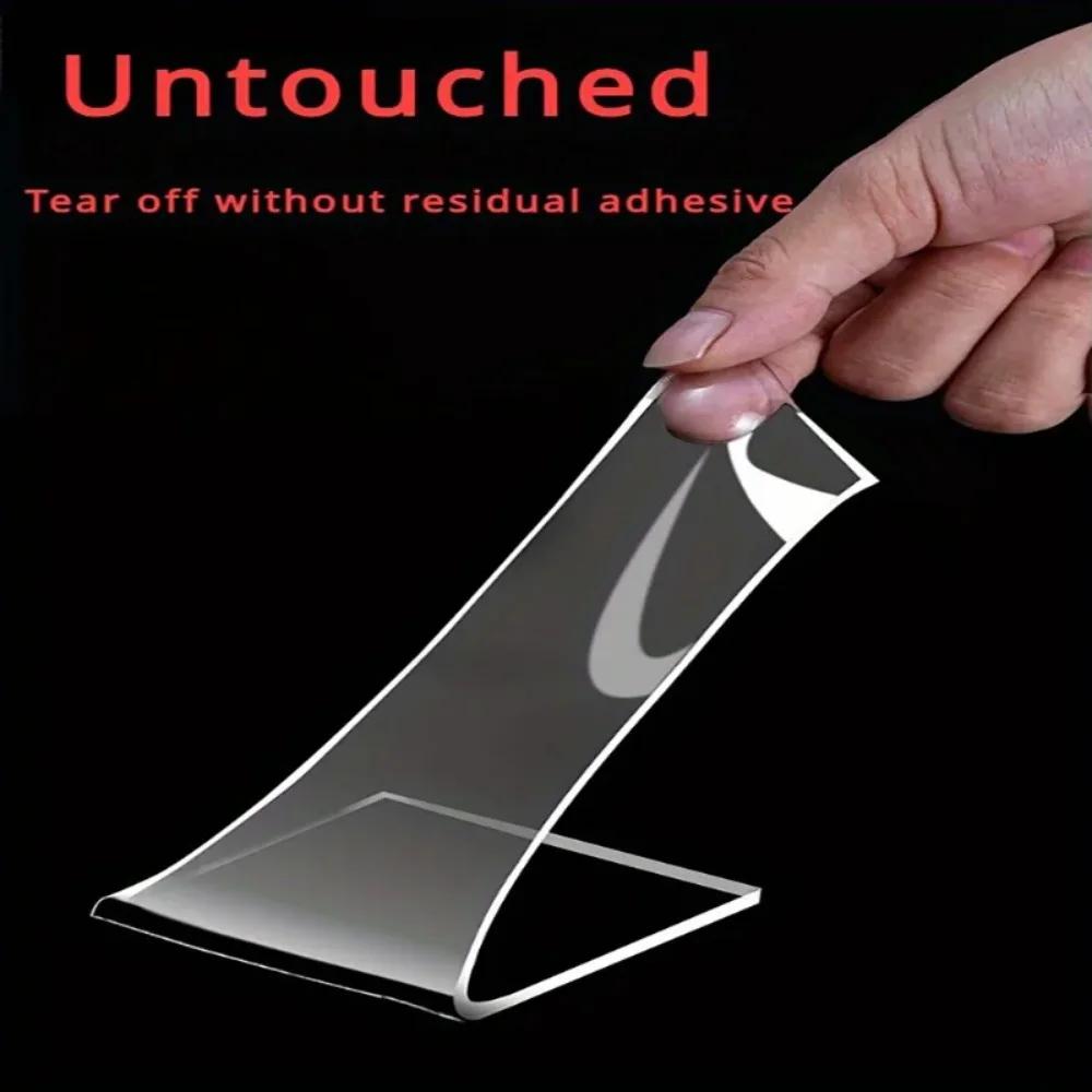 1/2/3/5M Nano Tape Tracsless Double Sided Tape Transparent No Trace Reusable Waterproof Adhesive Tape Cleanable Home Gekkotape