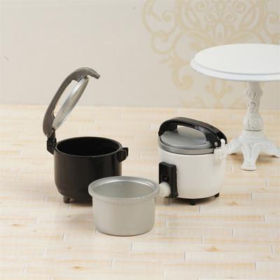 Mini Rice Cooker Exquisite Detail DIY Accessory Plastic Simulation Rice Cooker
