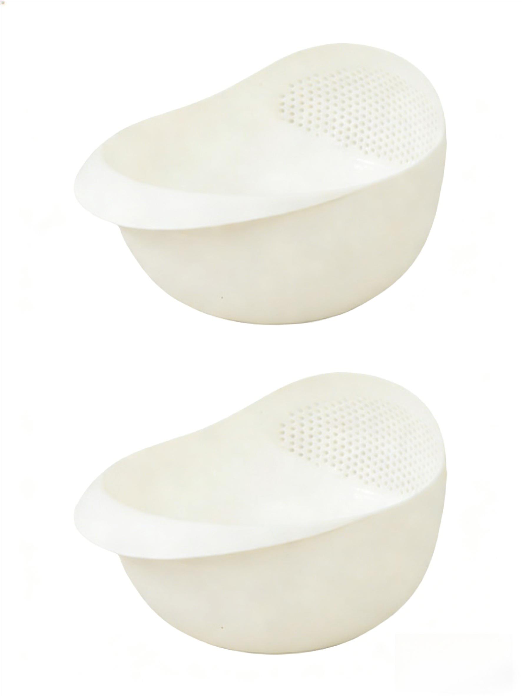 

2/4/6pcs Kitchen Prep Essential Multi-Use Colander with Fine Holes Ideal for Rice Rinsing Fruit Washing Fast Water Draining